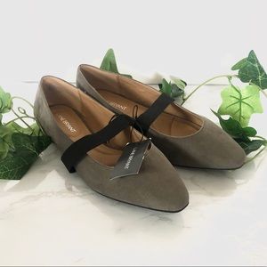 [NWT!] Lane Bryant Black/Grey Pointed Toe Flats